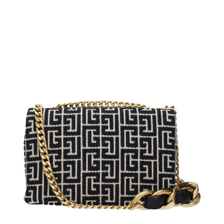 Women’s Balmain Black Fabric Crossbody Bag