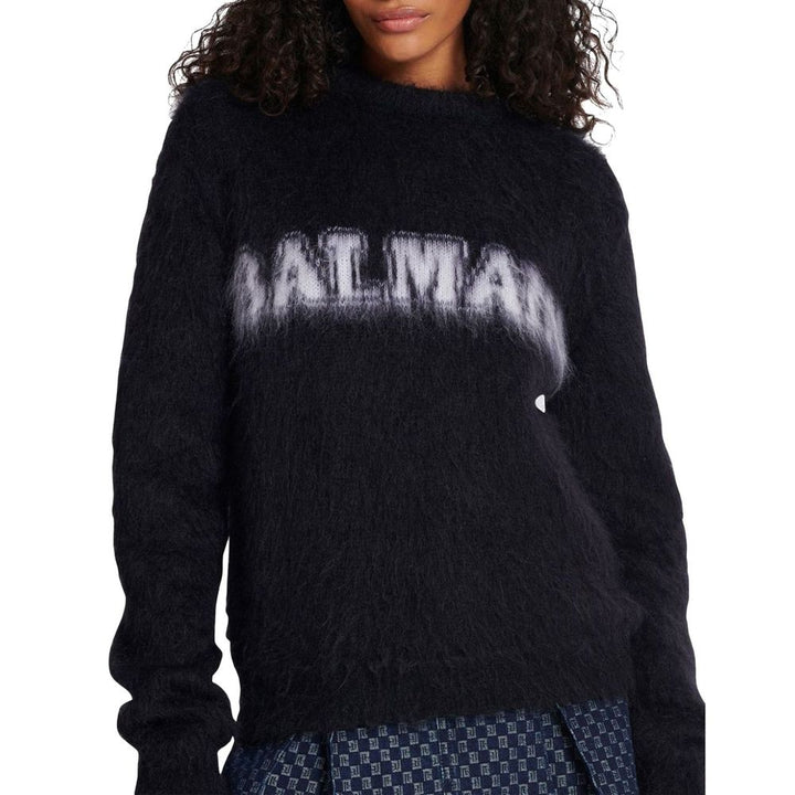 Women’s Balmain Black Mohair Sweatshirt