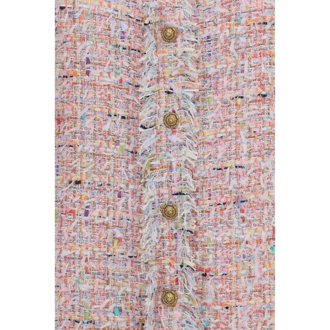Women’s Balmain Multicolor Polyamide Pattern Shirt