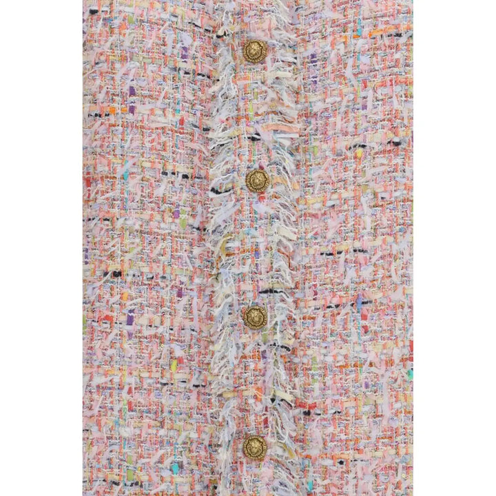 Women’s Balmain Multicolor Polyamide Pattern Shirt