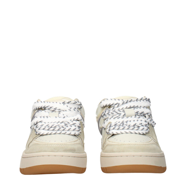 Women’s Barrow Beige Leather Low Top Sneakers