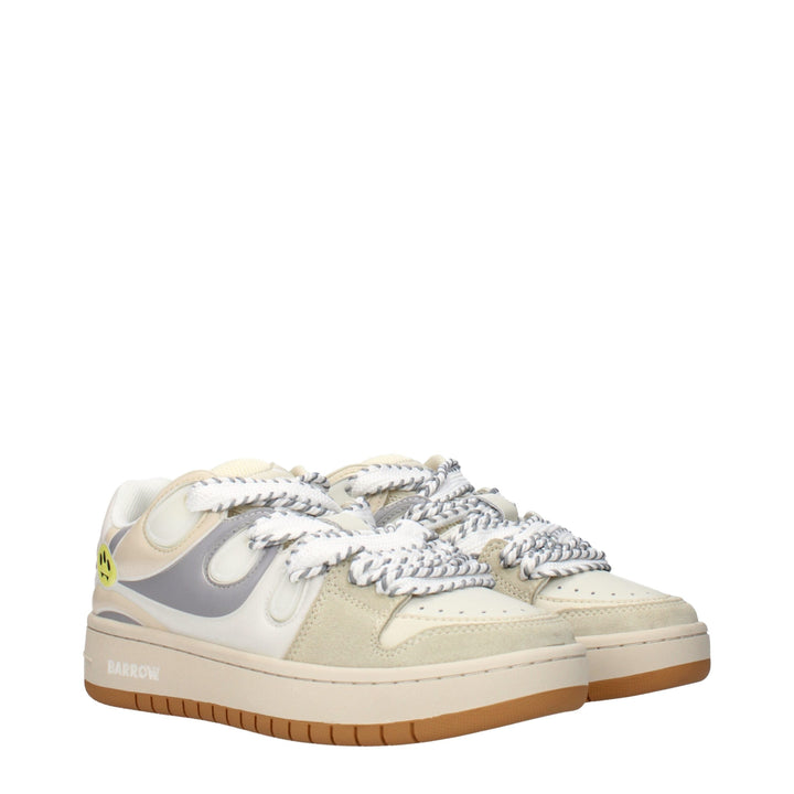 Women’s Barrow Beige Leather Low Top Sneakers