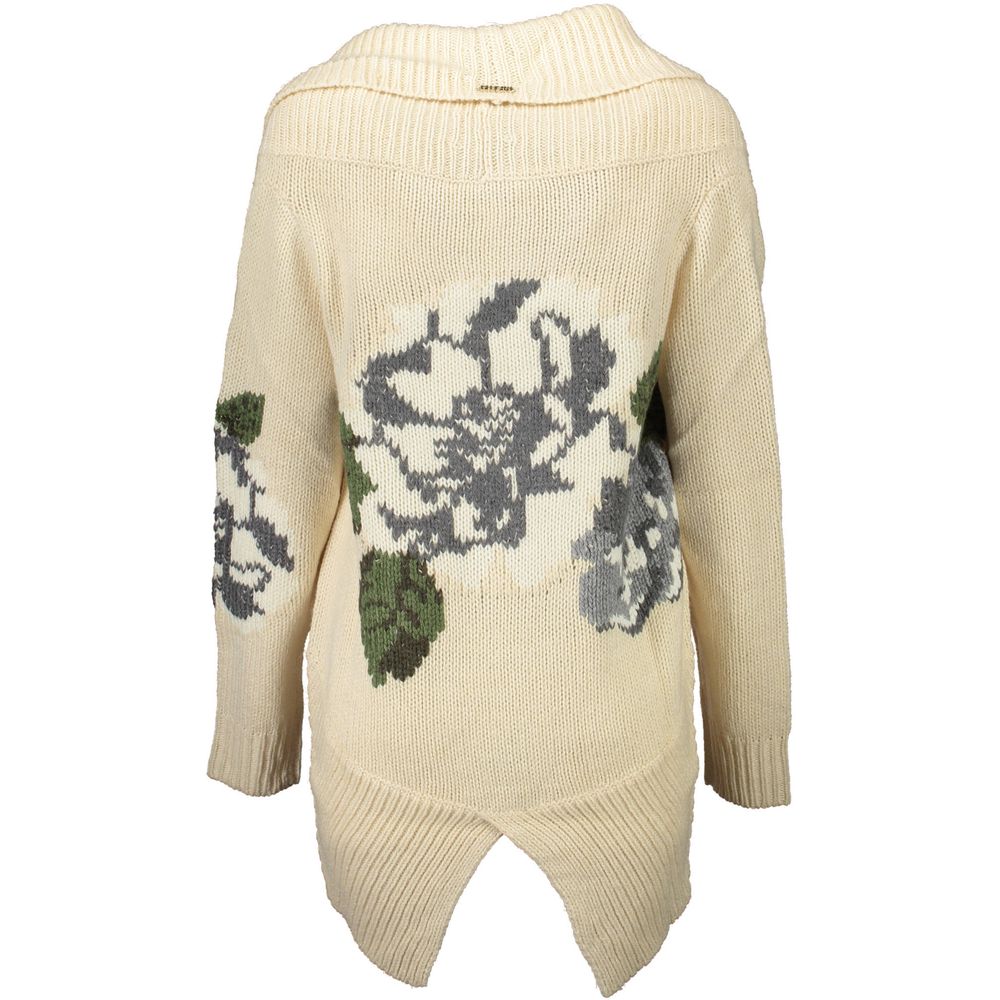 Women’s Blugirl Beige Acrylic Women Cardigan