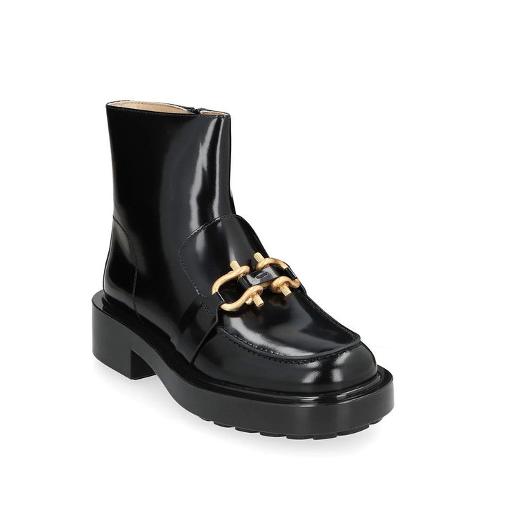 Women’s Bottega Veneta Black Calfskin Ankle Boots