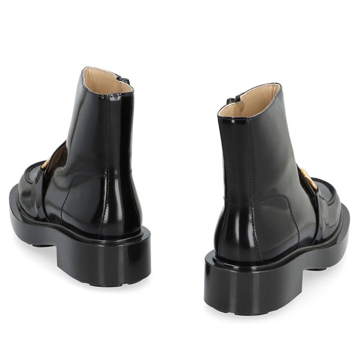 Women’s Bottega Veneta Black Calfskin Ankle Boots