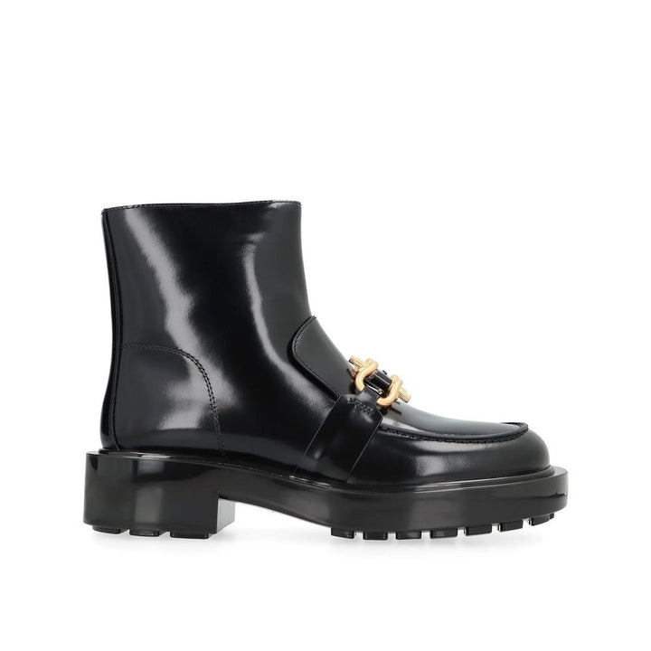 Women’s Bottega Veneta Black Calfskin Ankle Boots
