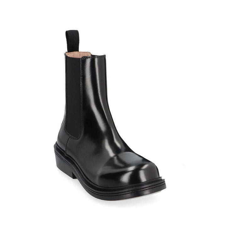Women’s Bottega Veneta Black Calfskin Chelsea Boots