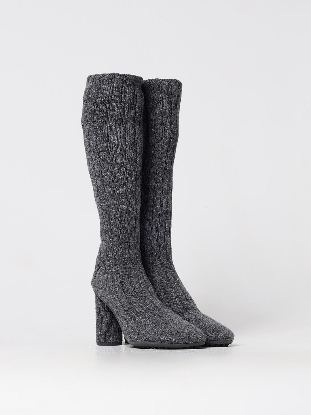 Women’s Bottega Veneta Gray Wool Over the Knee