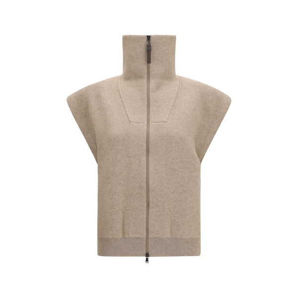 Women’s Brunello Cucinelli Beige Cashmere Cardigan