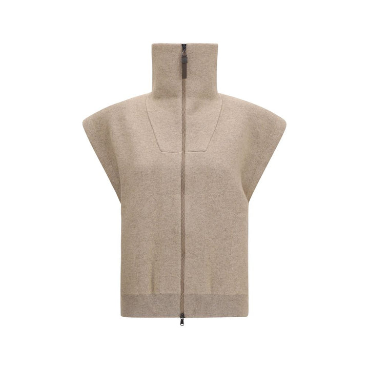 Women’s Brunello Cucinelli Beige Cashmere Cardigan