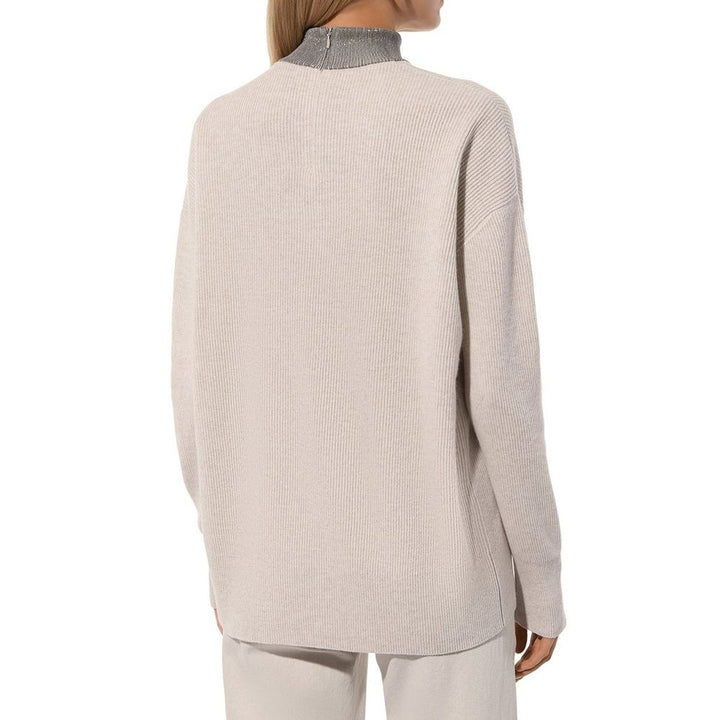 Women’s Brunello Cucinelli Beige Cashmere Sweater