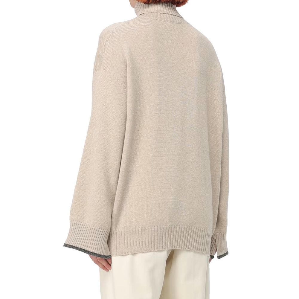 Women’s Brunello Cucinelli Beige Cashmere Sweater