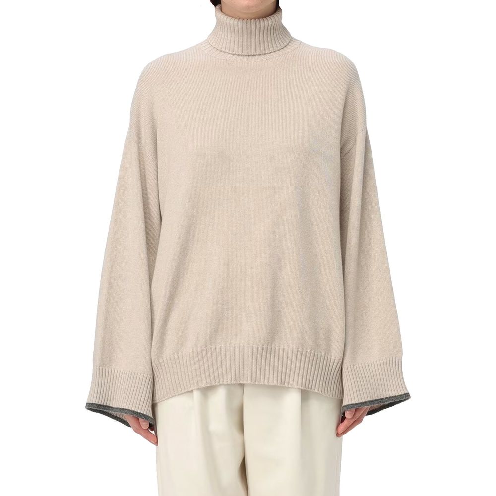 Women’s Brunello Cucinelli Beige Cashmere Sweater