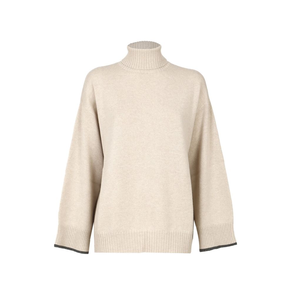 Women’s Brunello Cucinelli Beige Cashmere Sweater