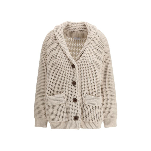 Women’s Brunello Cucinelli Beige Cotton Cardigan