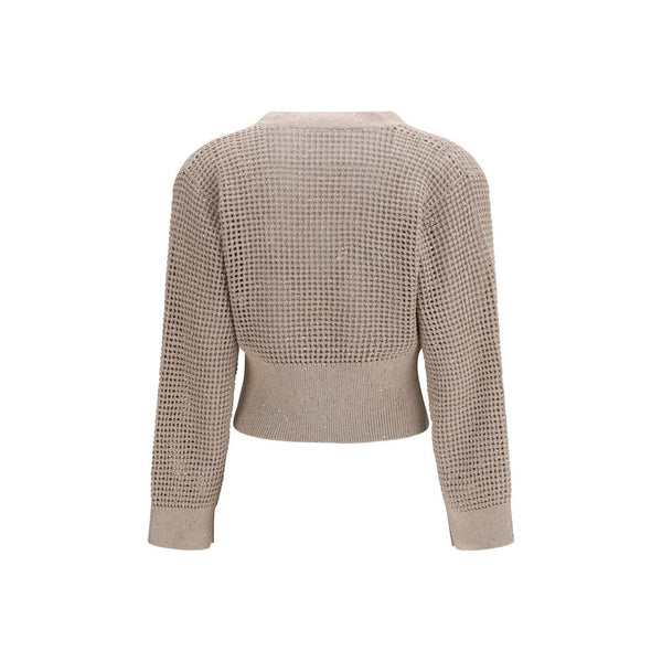 Women’s Brunello Cucinelli Beige Cotton Cardigan