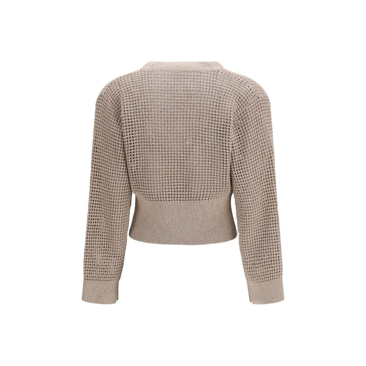 Women’s Brunello Cucinelli Beige Cotton Cardigan
