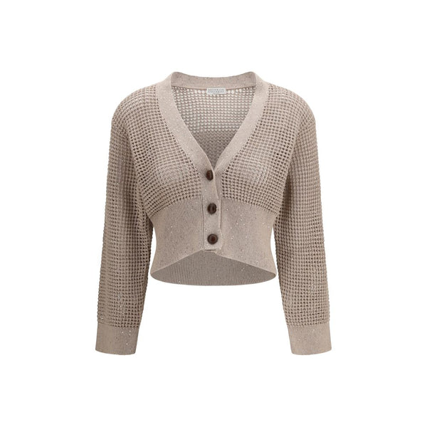 Women’s Brunello Cucinelli Beige Cotton Cardigan