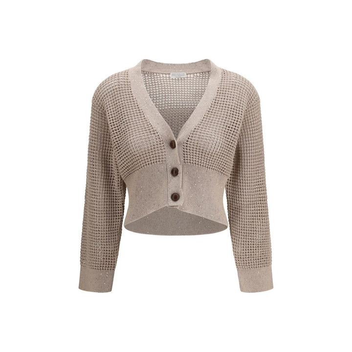 Women’s Brunello Cucinelli Beige Cotton Cardigan
