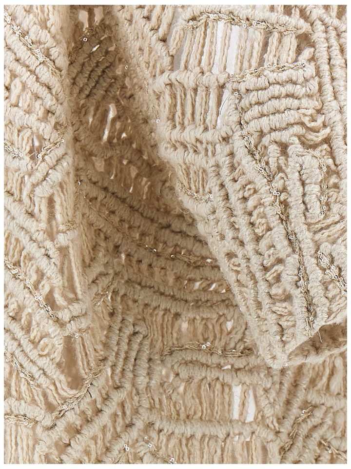 Women’s Brunello Cucinelli Beige Silk Cardigan
