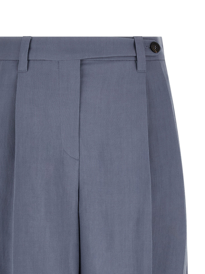 Women’s Brunello Cucinelli Blue Viscose Bermuda Shorts