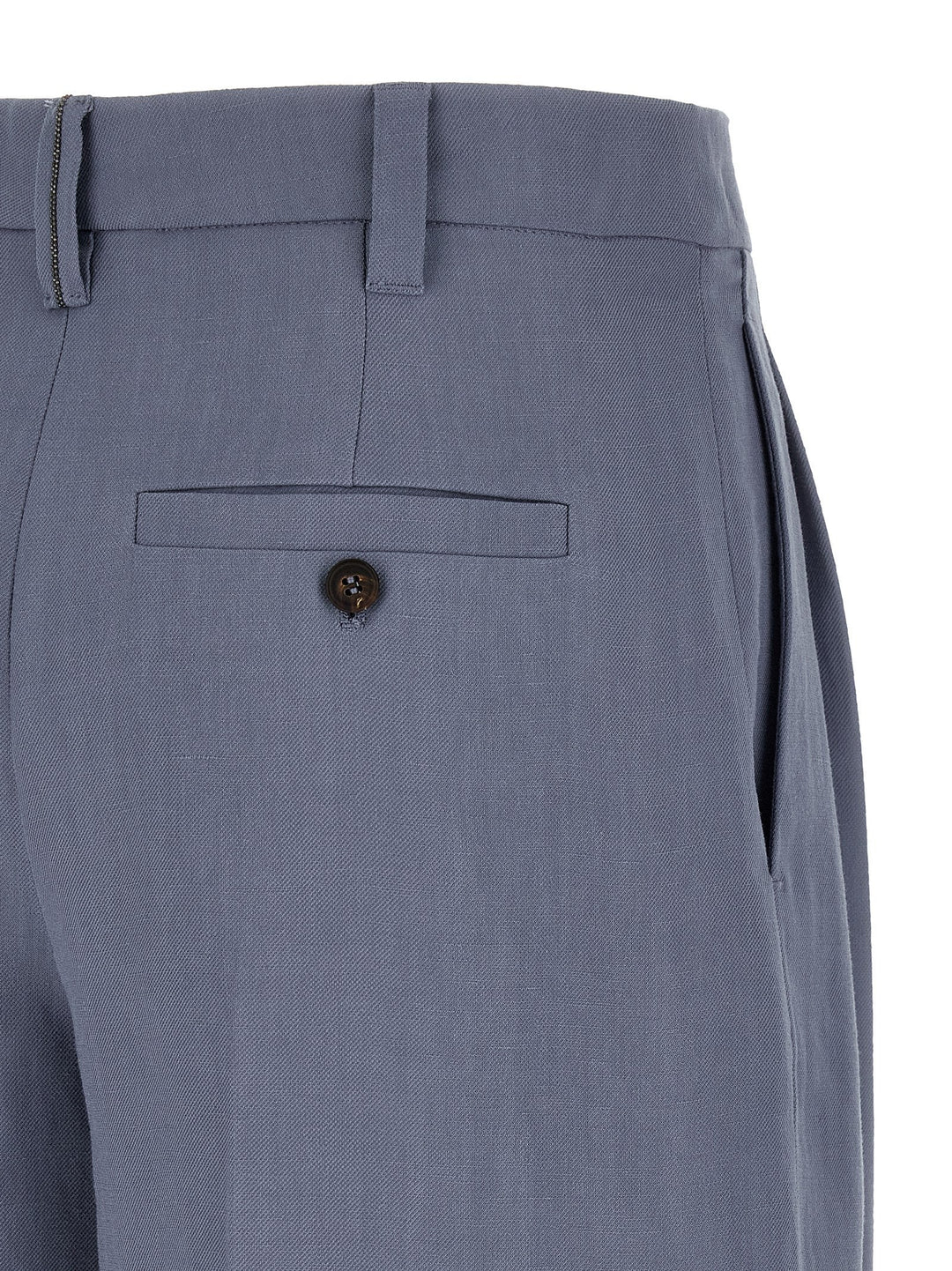 Women’s Brunello Cucinelli Blue Viscose Bermuda Shorts