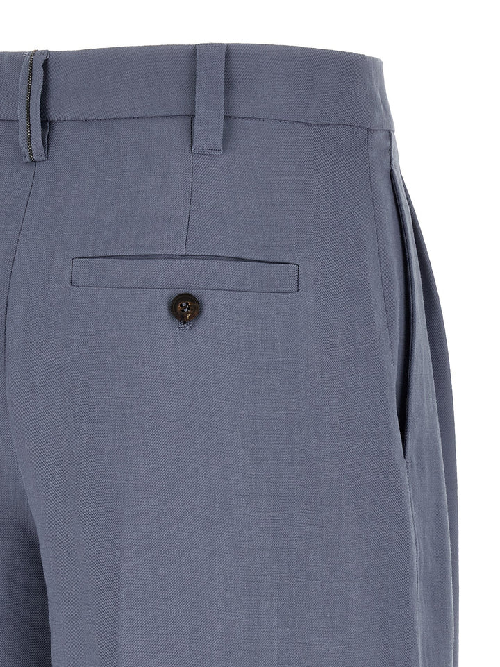 Women’s Brunello Cucinelli Blue Viscose Bermuda Shorts