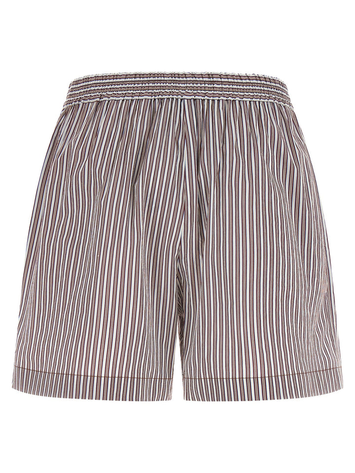 Women’s Brunello Cucinelli Bordeaux Cotton Bermuda Shorts