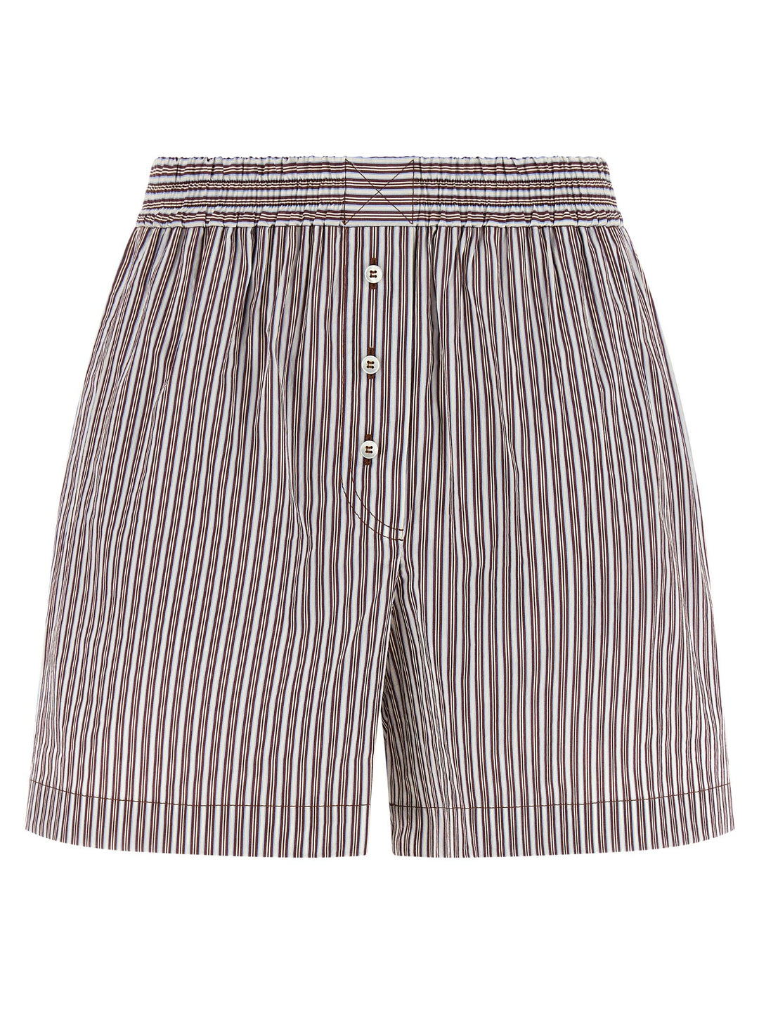 Women’s Brunello Cucinelli Bordeaux Cotton Bermuda Shorts