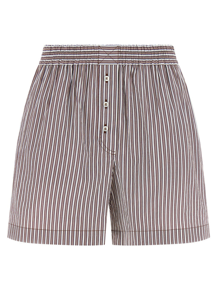 Women’s Brunello Cucinelli Bordeaux Cotton Bermuda Shorts