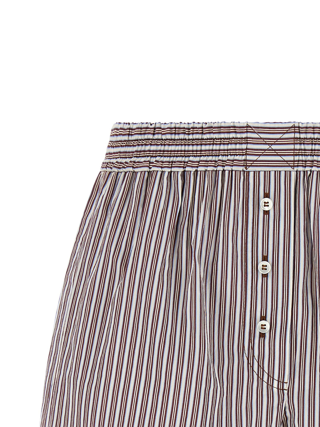 Women’s Brunello Cucinelli Bordeaux Cotton Bermuda Shorts