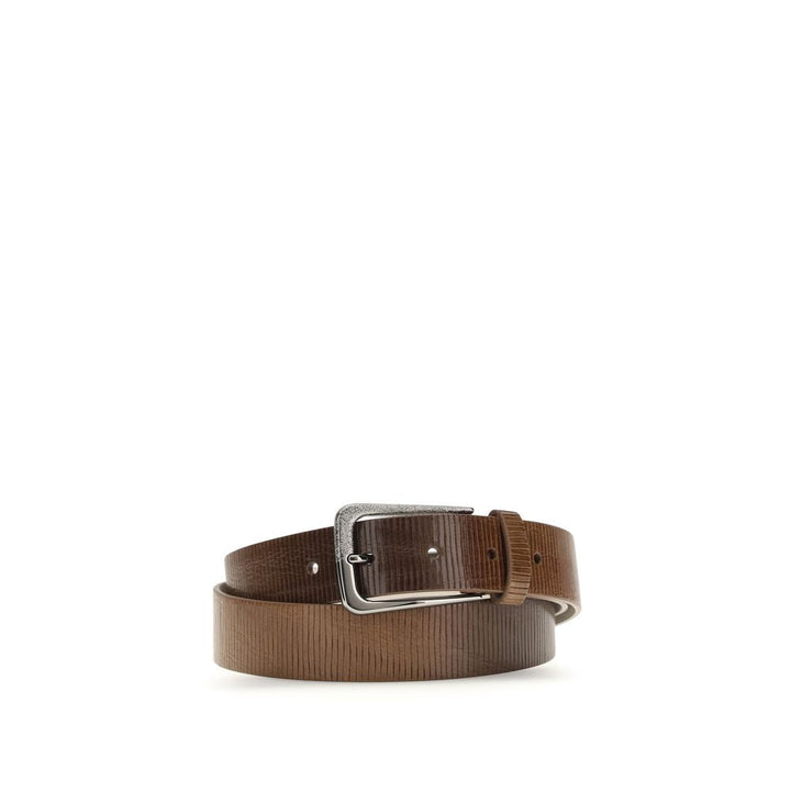 Women’s Brunello Cucinelli Brown Calf Leather Bos Taurus Regular Belt