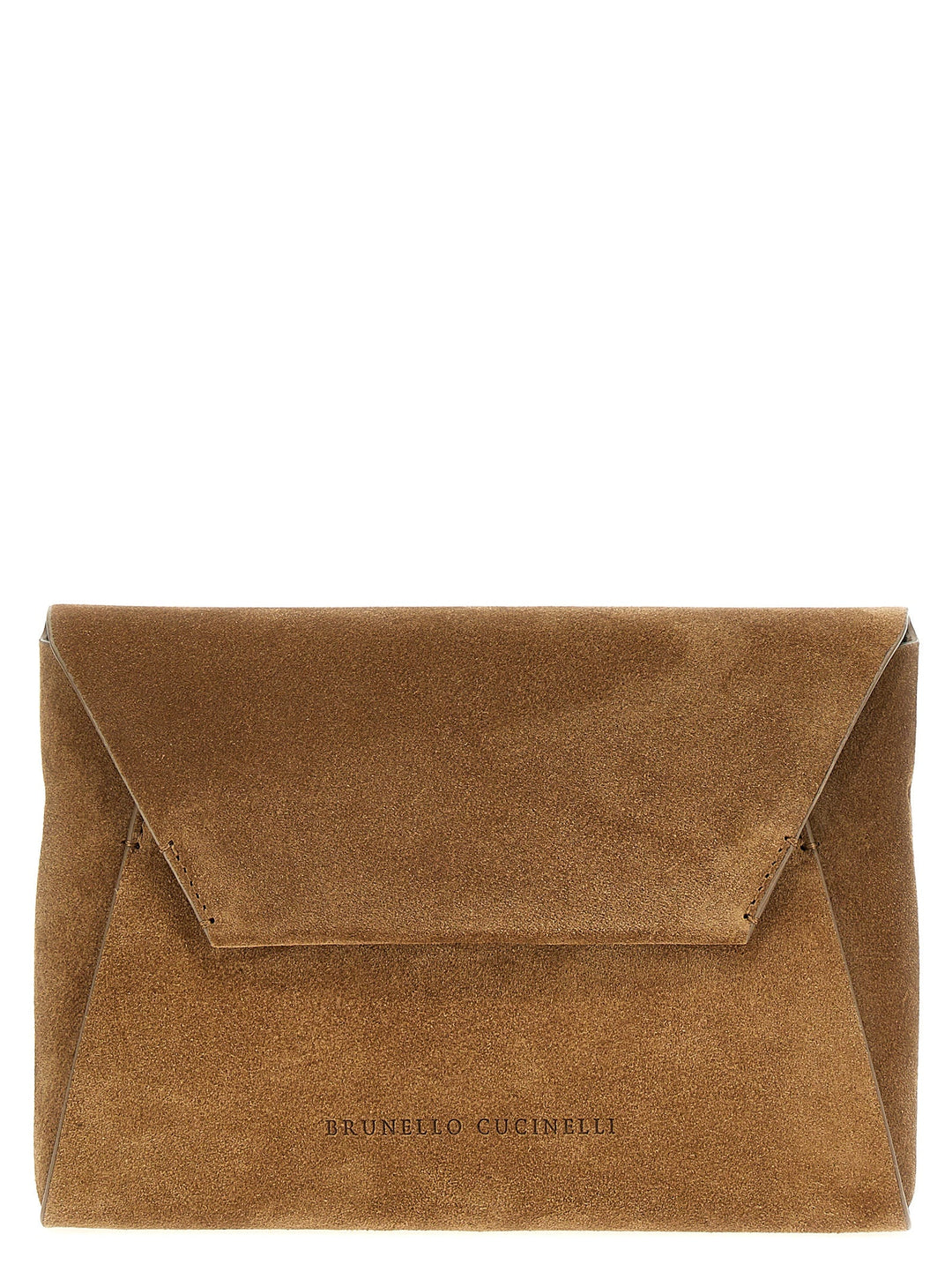 Women’s Brunello Cucinelli Brown Calfskin Clutch Bag