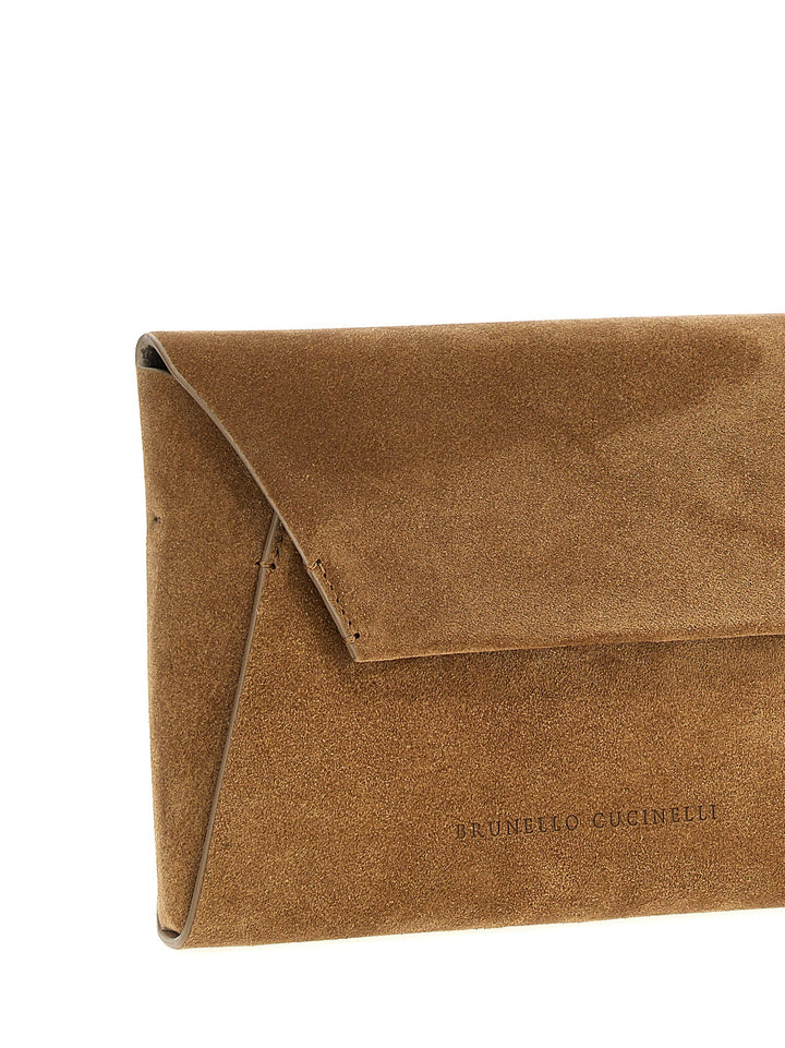 Women’s Brunello Cucinelli Brown Calfskin Clutch Bag