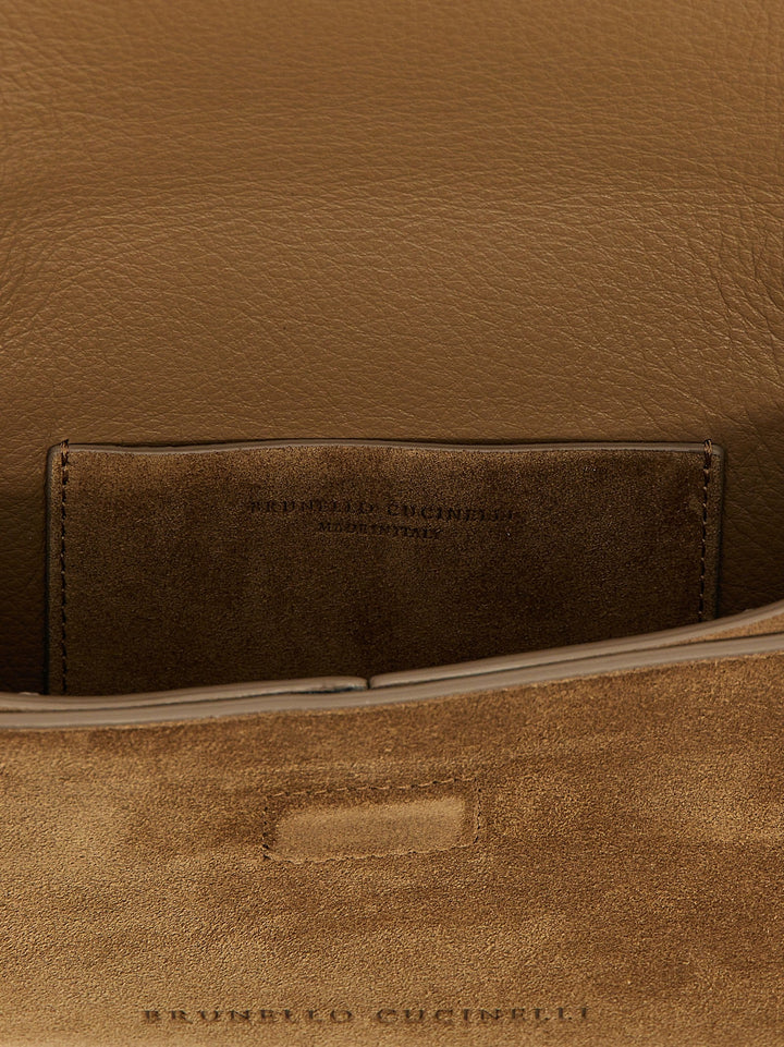Women’s Brunello Cucinelli Brown Calfskin Clutch Bag