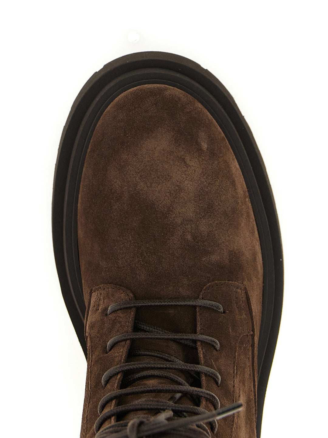 Women’s Brunello Cucinelli Brown Calfskin Lace-up Boots