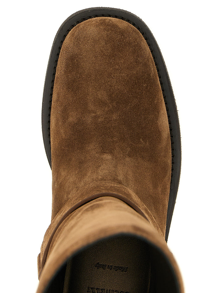 Women’s Brunello Cucinelli Brown Calfskin Over the Knee