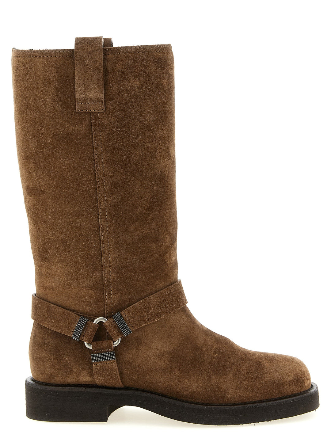 Women’s Brunello Cucinelli Brown Calfskin Over the Knee