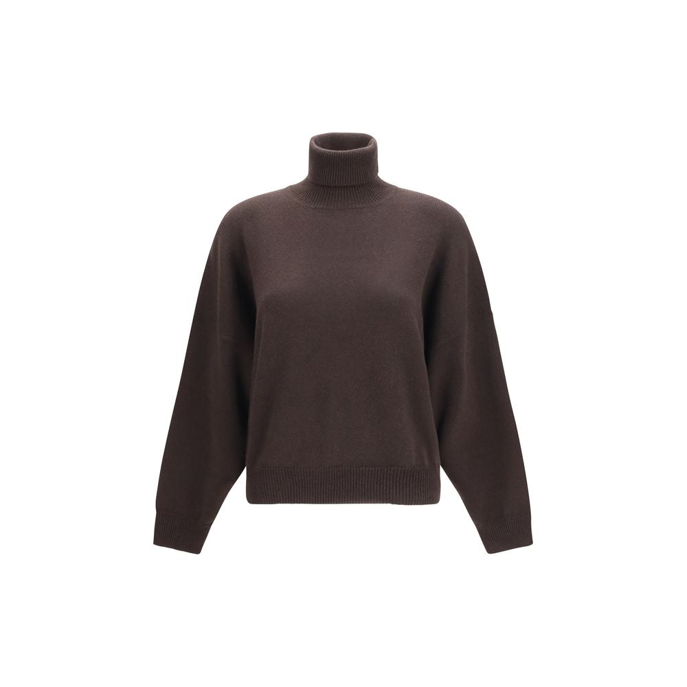 Women’s Brunello Cucinelli Brown Cashmere Turtleneck