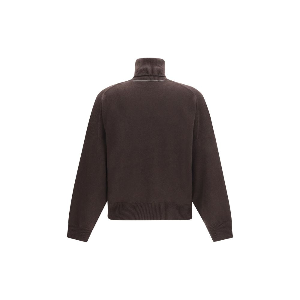 Women’s Brunello Cucinelli Brown Cashmere Turtleneck