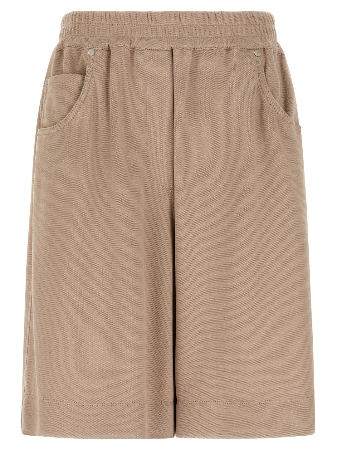 Women’s Brunello Cucinelli Brown Cotton Bermuda Shorts