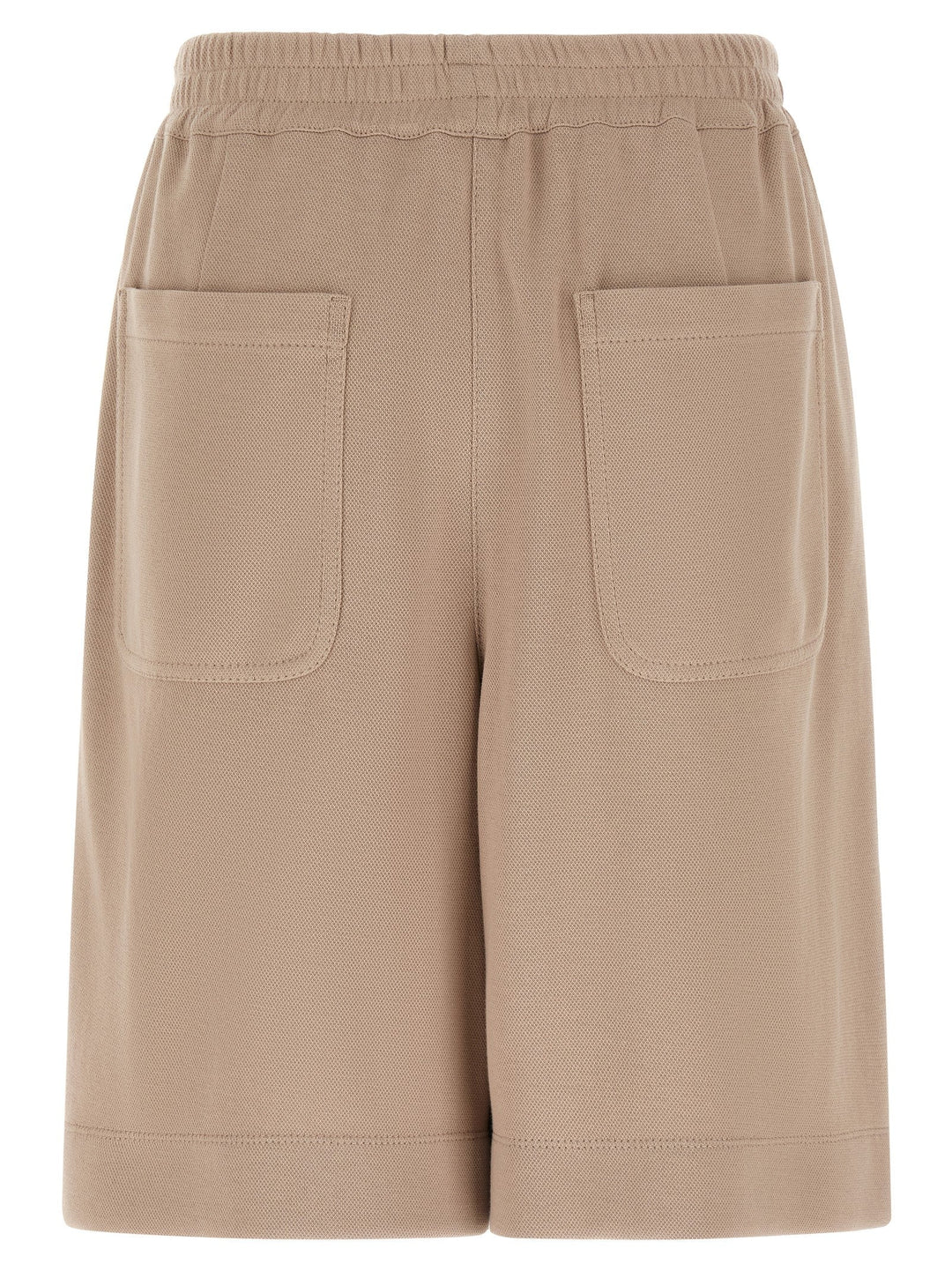 Women’s Brunello Cucinelli Brown Cotton Bermuda Shorts