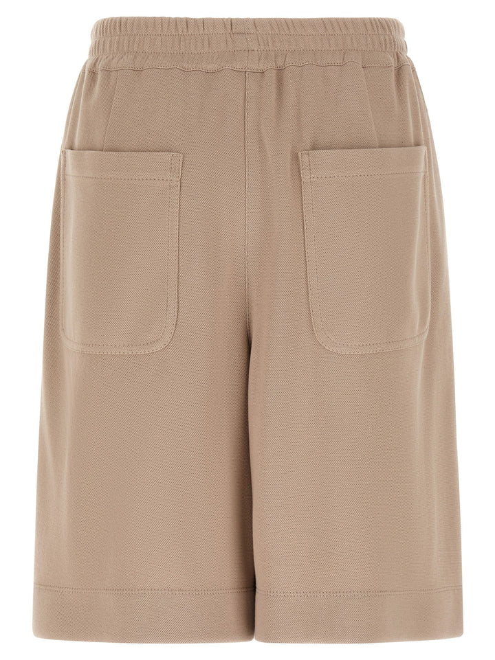 Women’s Brunello Cucinelli Brown Cotton Bermuda Shorts