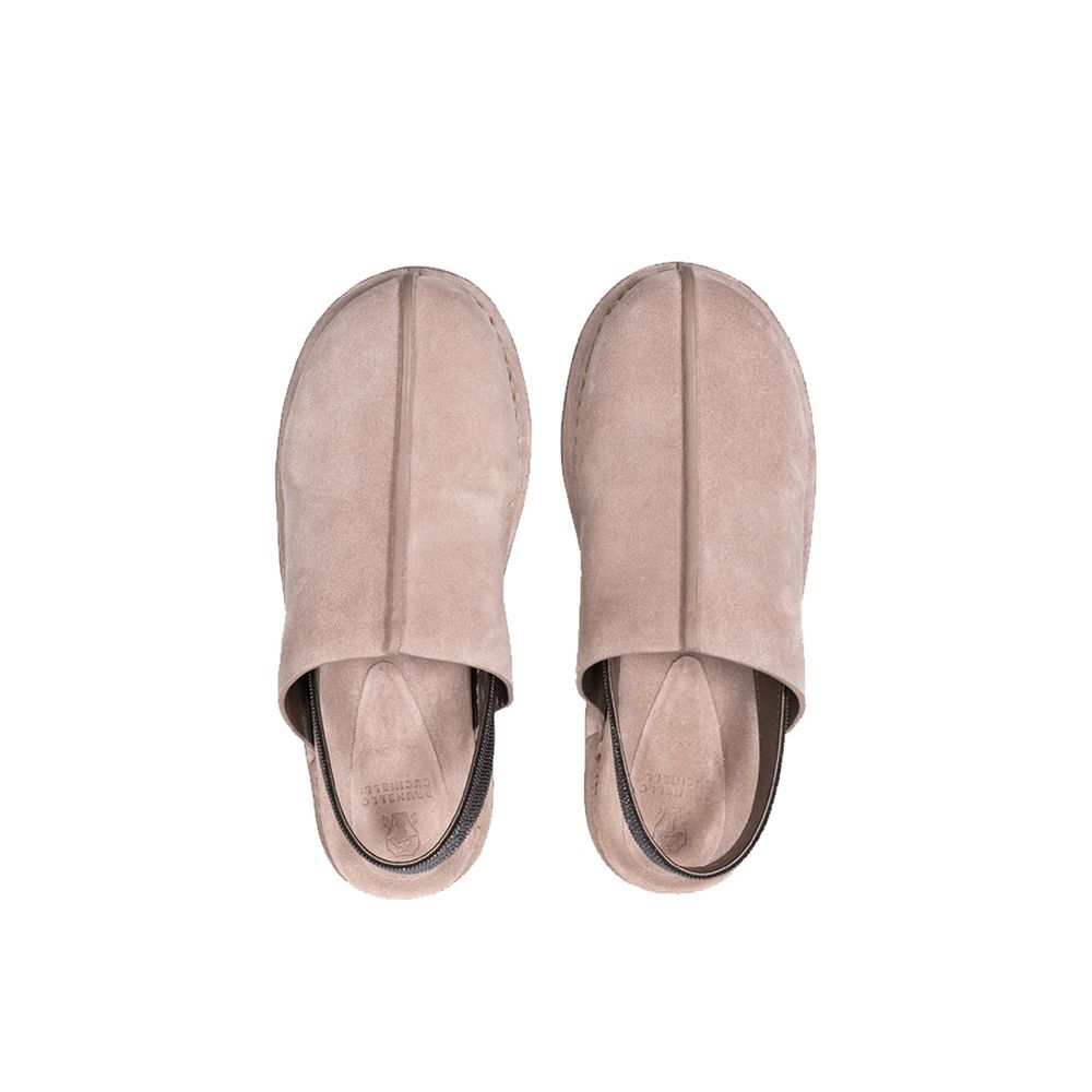 Women’s Brunello Cucinelli Brown Leather Mules