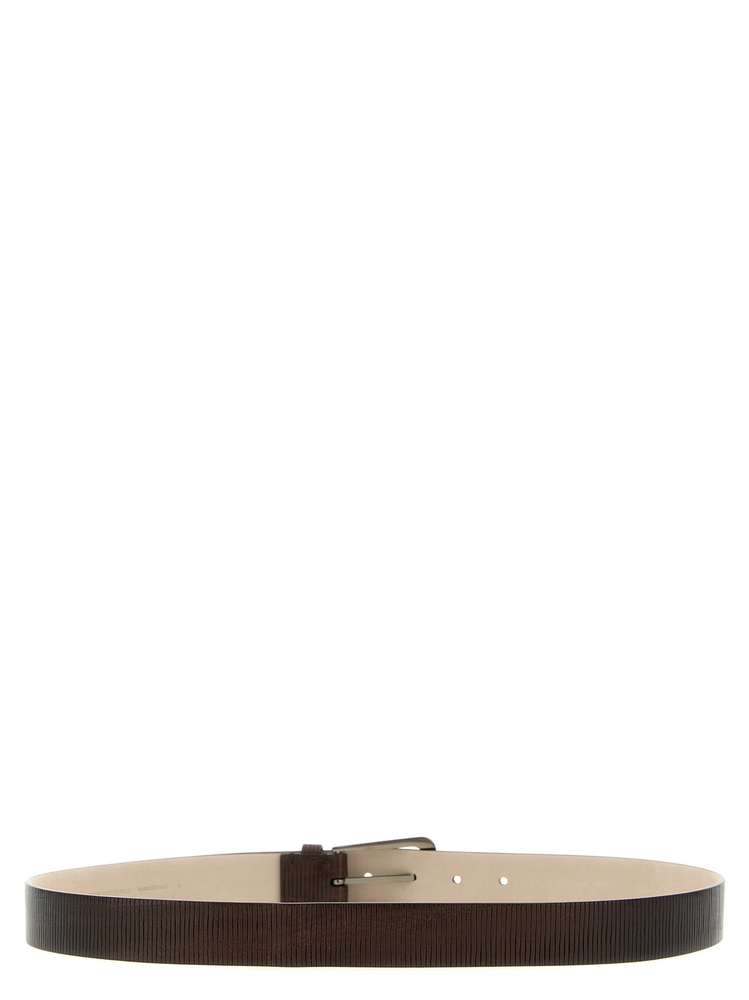 Women’s Brunello Cucinelli Brown Leather Regular Belt