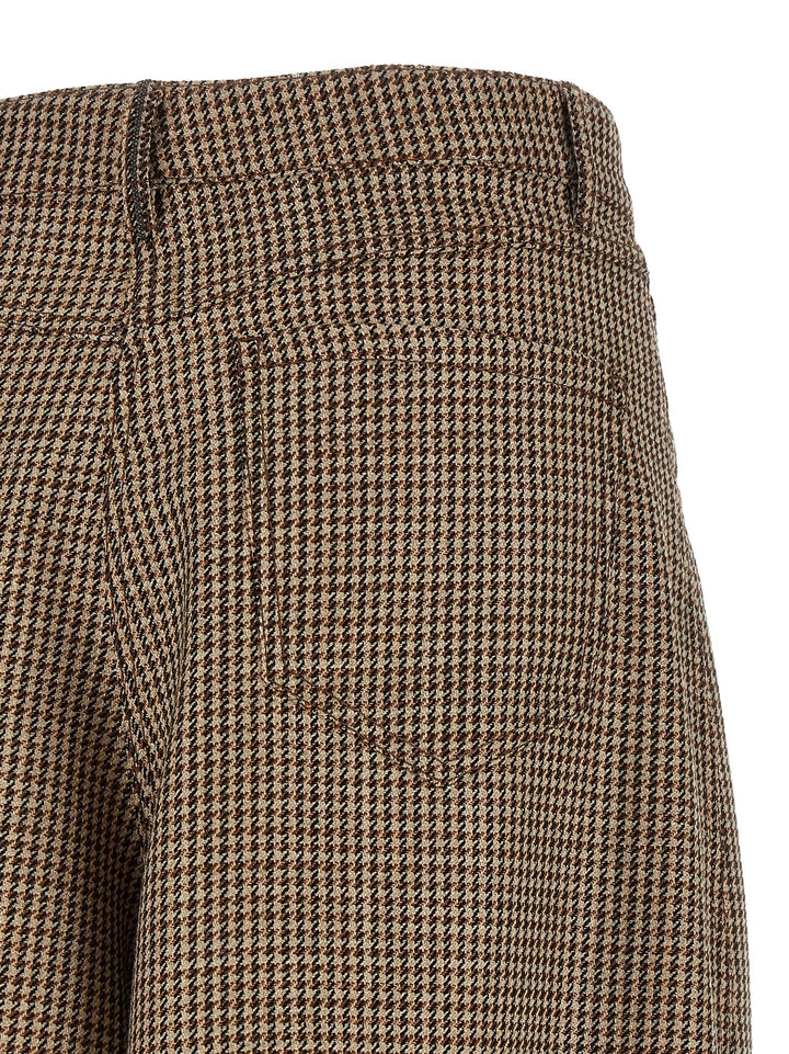 Women’s Brunello Cucinelli Brown Virgin Wool Bermuda Shorts