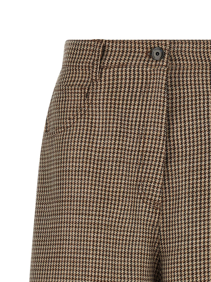 Women’s Brunello Cucinelli Brown Virgin Wool Bermuda Shorts