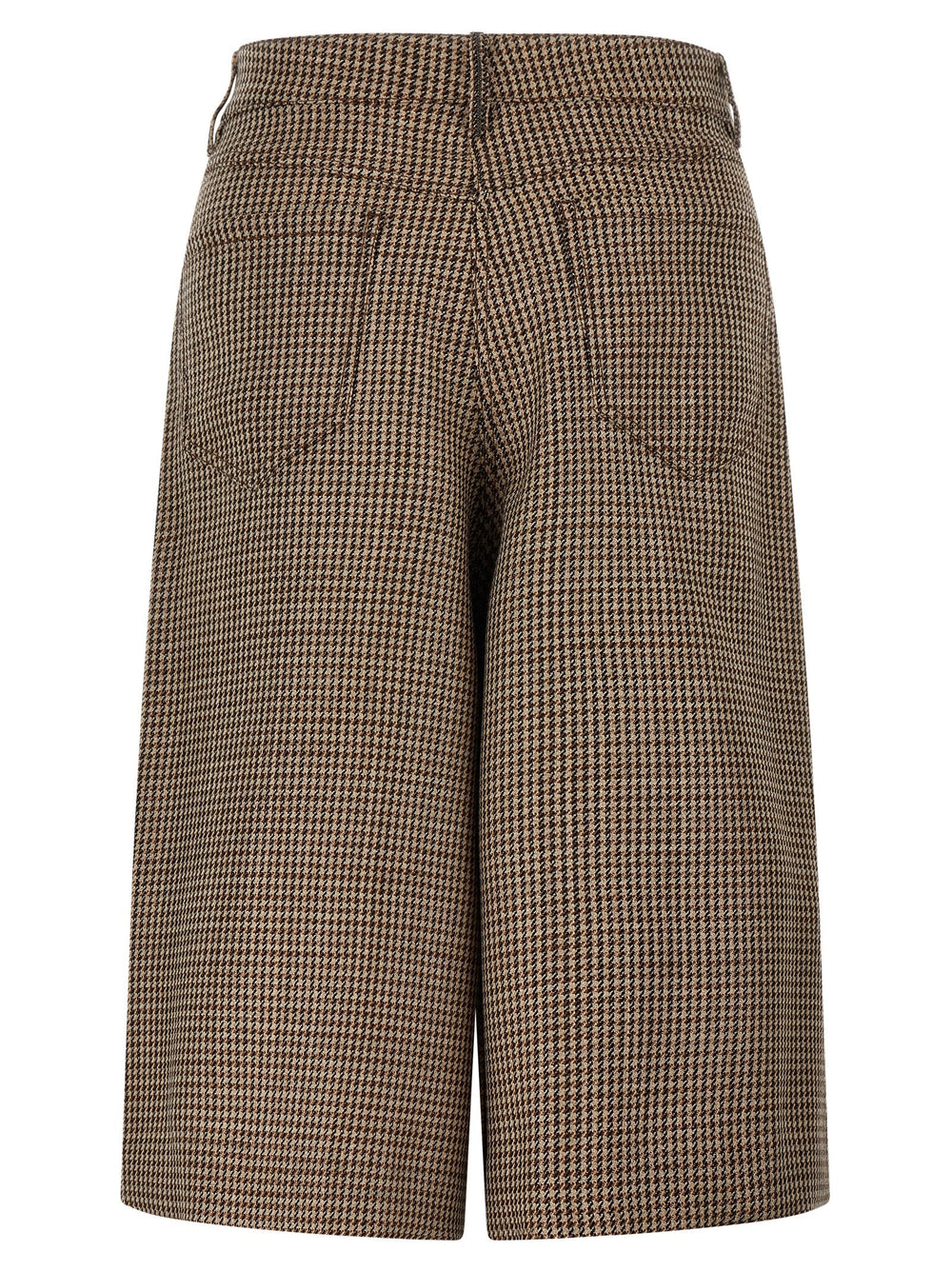 Women’s Brunello Cucinelli Brown Virgin Wool Bermuda Shorts