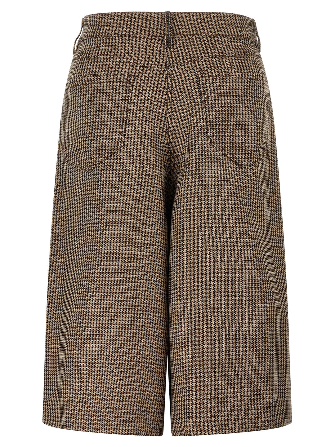 Women’s Brunello Cucinelli Brown Virgin Wool Bermuda Shorts