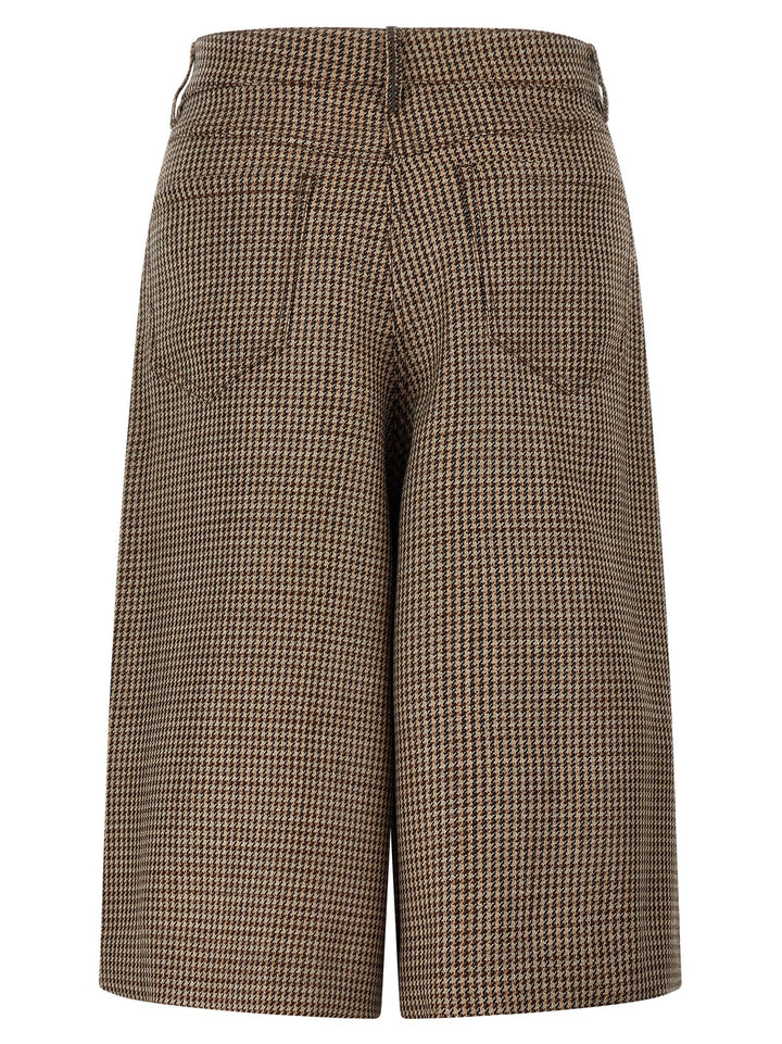 Women’s Brunello Cucinelli Brown Virgin Wool Bermuda Shorts